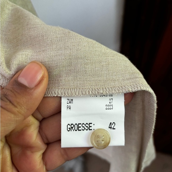 LA STRADA design by Sievers | sleeveless linen button up | size 42 - Picture 4 of 7
